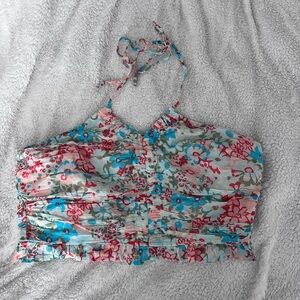 American eagle flower crop top